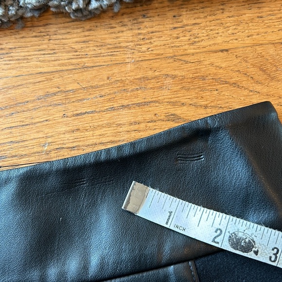 Cabi Miranda Skirt Womens 6 Black Straight Faux Leather Style #3754 - Picture 6 of 10